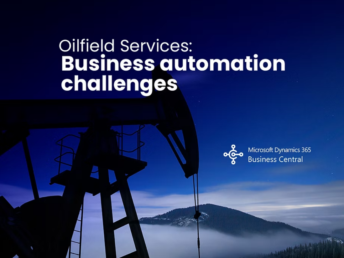 Oilfield industry challenges solved by Microsoft Business Central & ofsERP, enabling you to compete smarter and act faster.